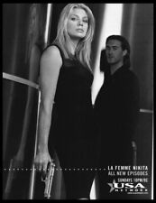 La Femme Nikita TV Series --Vintage 1990s photo print ad picture