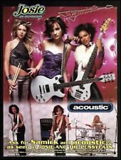 Josie & The Pussycats band 2001 Samick Guitar advertisement Tara Reed movie ad picture