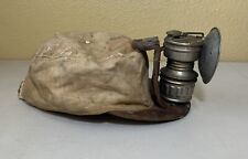 Vintage T.R. Jones Safety Coal MINERS HAT Helmet with Shanklin Auto Lite Lamp picture