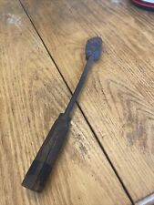 Vintage Antique Soldering Iron with Wood Handle  picture