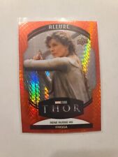 2022 UD Marvel Allure #9 Rene Russo as Frigga Red Prism Parallel picture