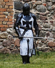 Medieval Black Templar Knight Sword Suit, Halloween Cosplay RolePlay Armor Suit picture