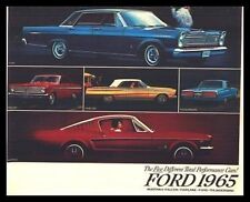 1965 Ford Performance Brochure  Mustang Galaxie T-Bird picture