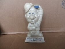 Vintage 1970's Wallace Berries Figure Worlds Greatest Card player picture