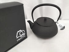 IWACHU Japanese Cast Iron Tetsubin Teapot Black Made in Japan Nanbu Tekki picture