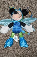 Rare Disney Theme Park Edition Dragonfly Mickey Mouse Bean Bag Plush picture