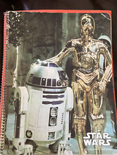 VINTAGE  STAR WARS  SPIRAL NOTEBOOK  1977  UNUSED  MEAD  R2-D2  C-3PO picture