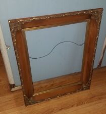 Gorgeous Antique Ornate GOLD GILT GESSO Deep Well Wood Frame w/Lovely Corners picture