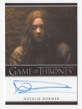 Natalie Dormer as Margaery Tyrell GAME OF THRONES Season 6 Autograph Card Auto picture