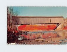 Postcard Picturesque Covered Bridge in Maine USA picture