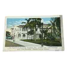 Postcard An Apartment Building Sarasota Florida Advertising Card Vintage A448 picture