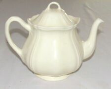 Wedgwood Queen's Plain Queen's Ware Teapot - as is picture