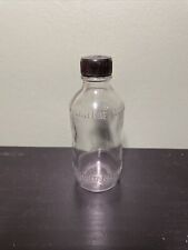 Vintage Listerine Lambert Pharmacal Co Clear Glass 1960s Medicine Bottle 4.25