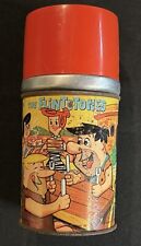 Vintage The Flintstones 8 oz. Vacuum Bottle Thermos Aladdin 1962 picture