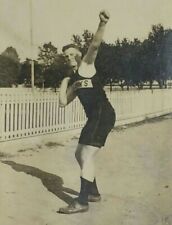 Vtg Photo St. John's University Sports Shot Put Action Antique 1920s Athlete picture