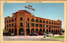 Postcard Yuma Arizona New Hotel Del Sol 1940s Curt Teich Linen JC18 picture