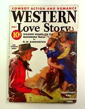 Western Love Story Magazine Pulp May 1938 Vol. 1 #1 GD picture