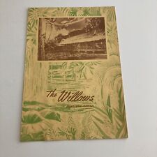The Willows Honolulu Hawaii Vintage Menu May 1960 picture