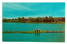 Otesaga Hotel Golf Course 18th Tee Cooperstown NY Dexter Press Postcard c1960s picture