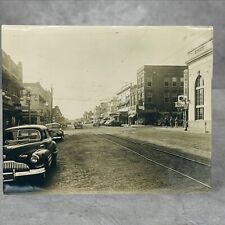 VTG Photo Coffeyville Kansas Main Street 1940s Walgreens Crow Drugs Milner Hotel picture