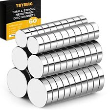 TRYMAG Refrigerator Small Magnets 60Pcs, 3 Different Size, Multi-Use Tiny Rou... picture
