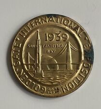 1939 Golden Gate International Exposition Medal Coin Token San Francisco Bay picture