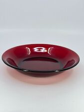 Beautiful Vintage Ruby Red Small Serving Bowl Trinket Bowl WORK OF ART 1980s picture