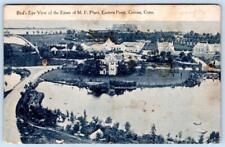 1910's GROTON CONNECTICUT*BIRD'S EYE VIEW ESTATE OF M F PLANT EASTERN POINT picture