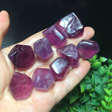 116g 9pcs Natural beautiful Rainbow Fluorite Crystal Polished stone specimens 79 picture