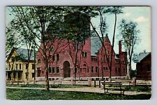 Clinton MA-Massachusetts, Baptist Church, Antique Vintage Souvenir Postcard picture