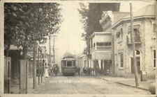 Westernport Maryland MD Trolley Main St. c1910 Real Photo Postcard picture