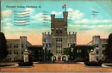 Charleston IL -Illinois Teachers College 1940s Vintage Postcard picture