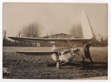 France, Caen, Henri Migniet aircraft prototype, vintage press print picture