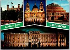 Postcard: Buckingham Palace at Night - London Illuminations A133 picture
