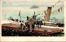 Postcard Divided back 1907 Arrival of 