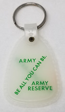 Be All You Can Be Army Green Army Reserve Keychain Plastic 1980s picture