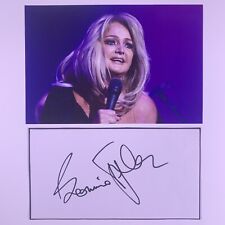 Bonnie Tyler Signed Card + Photo Original Authentic From The Collection Of B.M picture