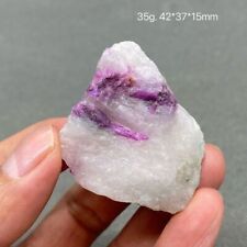 Natural Ruby Rough Stones Fluorescent Mineral Healing Quartz Gemstones Crystals picture