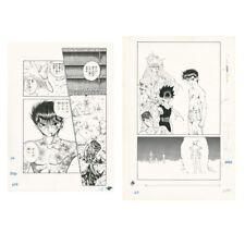 New Togashi Yoshihiro Exhibition YuYu Hakusho Manga Manuscript Print Set picture
