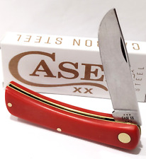 W.R. Case XX USA RED Smooth Synthetic Sod Buster Jr. (4137CS) Pocket Knife EDC picture