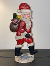 Cast Iron Santa Doorstop Signed by P. Breen by Indian Summer Jaffery, N.H. picture