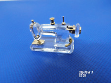 pre own Swarovski crystal mini sewing machine picture