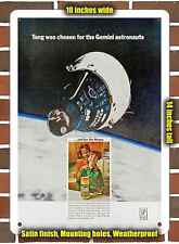 Metal Sign - 1966 Tang for Gemini Astronauts- 10x14 inches picture