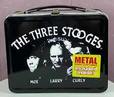 Metal 2001 Three Stooges Lunchbox And Thermos Vintage Unused picture