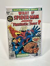 What If #1  VF/VF+ Key Marvel Comics Spider-Man Joined fantastic Four 1977 picture