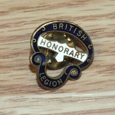 Vintage Blue & Gold Tone British Honorary Legion Collectible Lapel Pin  picture