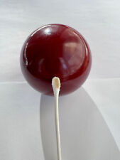 Rare Vintage Red Cherry amber Bakelite Billiard Ball 200 grams picture