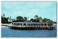c1950's Faiver's Restaurant & Lounge On The Sea Panacea Florida Vintage Postcard picture