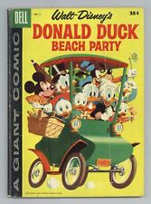 Dell Giant Donald Duck Beach Party #5B GD/VG 3.0 1958 Low Grade picture