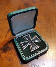 WWI 1914 Iron Cross 1st Class, Christmas Case, Pin back, KO picture